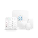 Ring Alarm Security Kit, 5-teilig (2. Gen.) von Amazon | Alarmanlage für dein Haus & Wohnung, Haustierfreundlich | Mit Tür-/Fensterkontakt, Bewegungsmelder, Signalverstärker | Funktioniert mit Alexa