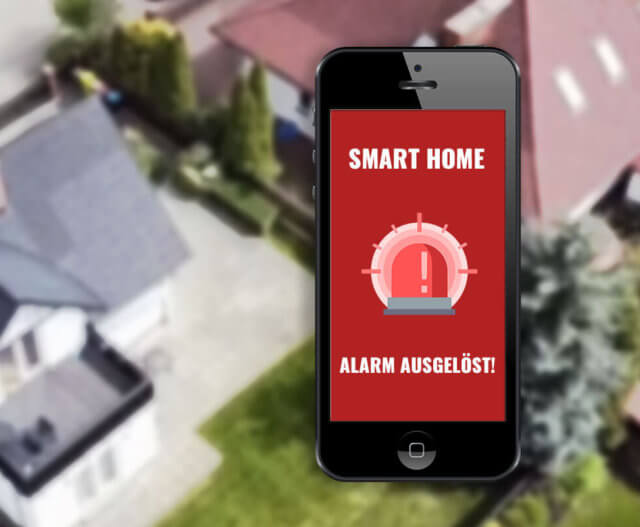 Smart Home Alarmanlage, Alarm wurde ausgelöst